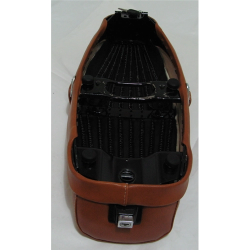 Asiento de cuero marrón para VESPA 50 125 ET3 NLR con cerradura
