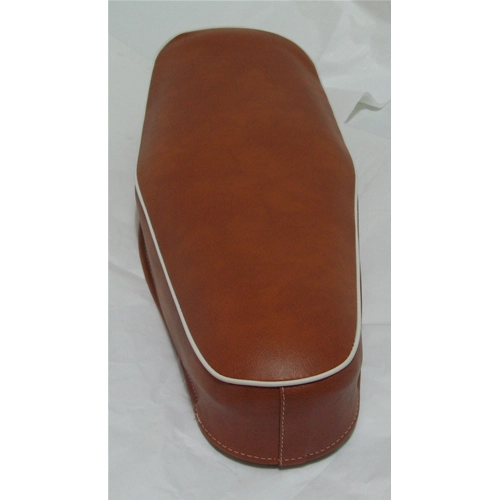 Asiento de cuero marrón para VESPA 50R LN SPECIAL sin cerradura