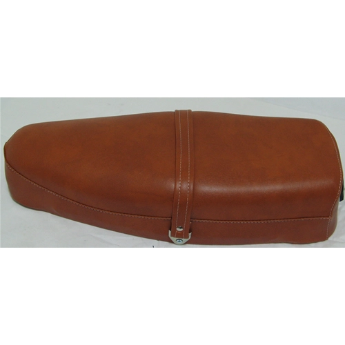 Asiento de cuero marrón para VESPA PX PE 125 150 200 primera serie sin paneles