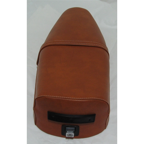 Asiento de cuero marrón para VESPA PX PE 125 150 200 primera serie sin paneles