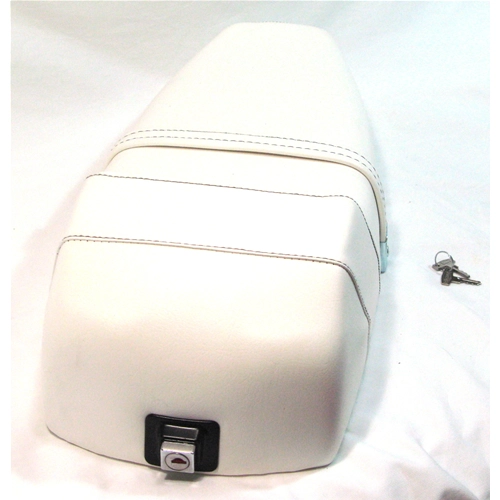 Sillín blanco con joroba de competición para VESPA PX PE 125 150 200