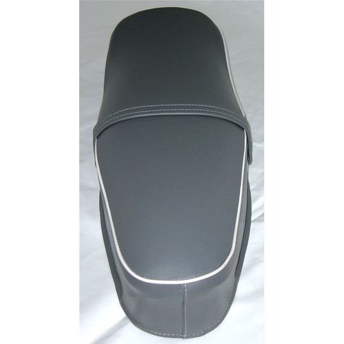 Sillín gris con borde blanco para VESPA PRIMAVERA 50 125 NRL sin cerradura