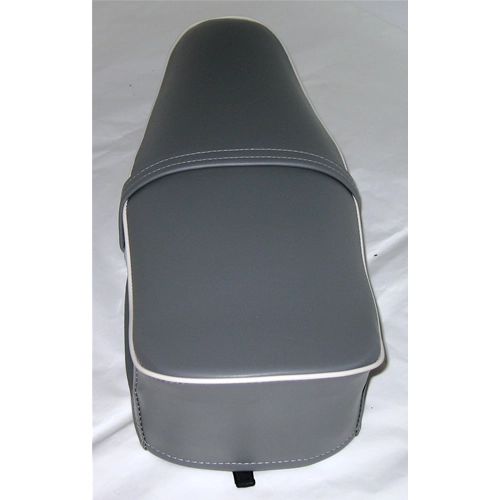 Sillín gris con borde blanco para VESPA PRIMAVERA 50 125 NRL sin cerradura