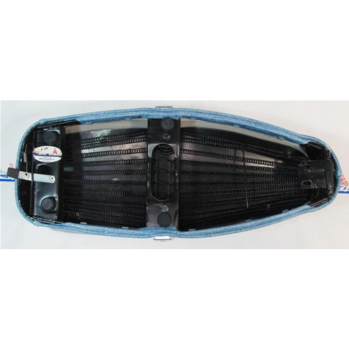Asiento tipo vaquero azul para VESPA 50 125 RLN PRIMAVERA sin cerradura