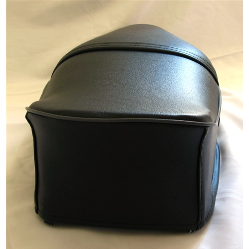 Sillín largo negro de dos plazas con armazón de hierro para VESPA TS SPRINT SUPER GL 125 150 180