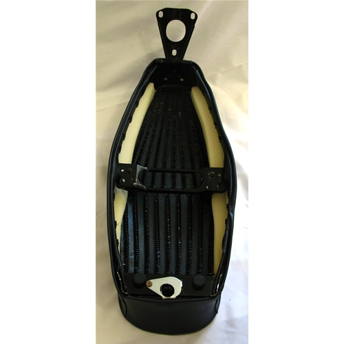 Sillín largo negro de dos plazas con armazón de hierro para VESPA TS SPRINT SUPER GL 125 150 180