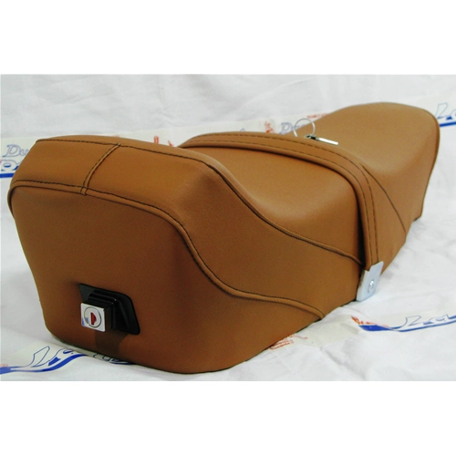 Asiento deportivo de cuero marrón para VESPA PK S XL 50 125 AUTOMATICA