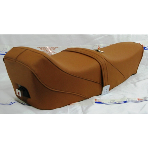 Asiento deportivo de cuero marrón para VESPA PK S XL 50 125 AUTOMATICA