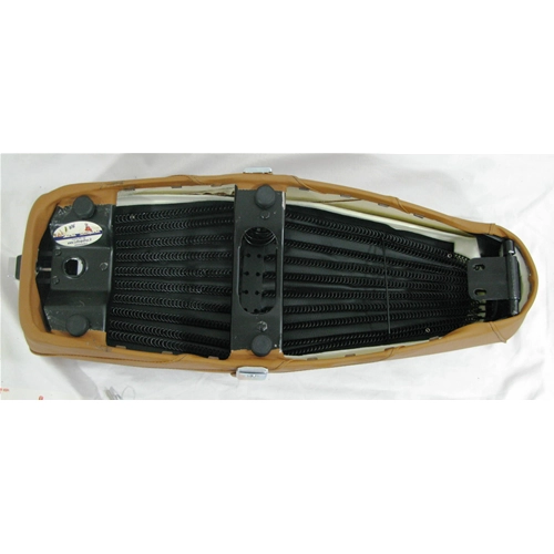 Asiento deportivo de cuero marrón para VESPA PK S XL 50 125 AUTOMATICA