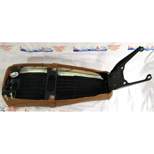 Asiento deportivo de cuero marrón para VESPA PK S XL 50 125 AUTOMATICA
