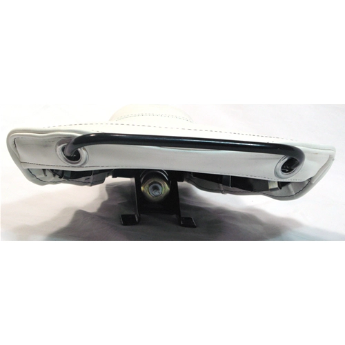 Sillín triangular blanco corto delantero con tacos para VESPA 125 150 PX SPRINT GL GTR TS VBB VBA VNB VNA