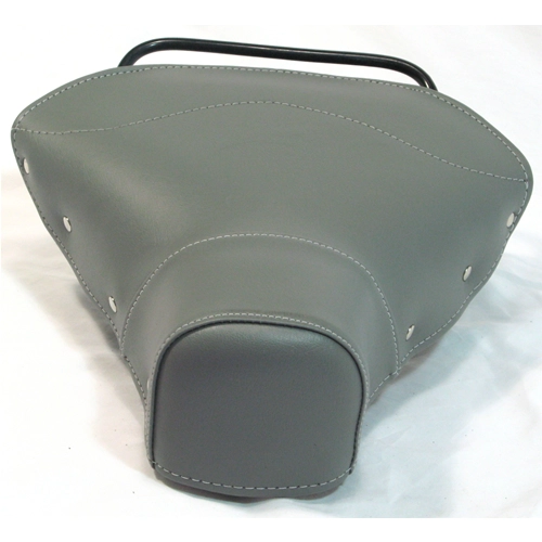 Sillín delantero triangular corto, gris, con tacos para VESPA 125 150 PX SPRINT GL GTR TS VBB VBA VNB VNA
