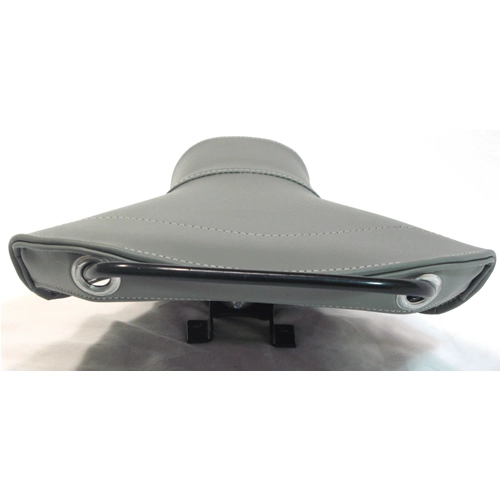 Sillín delantero triangular corto, gris, con tacos para VESPA 125 150 PX SPRINT GL GTR TS VBB VBA VNB VNA