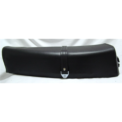Funda de asiento negra con cuadrados y asa para VESPA PX PE ARCOBALENO 125 150 200