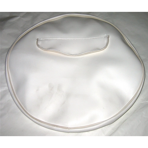 Enjoliveur blanc 10" avec bordure blanche pour VESPA LAMBRETTA 50 125 150 160 180