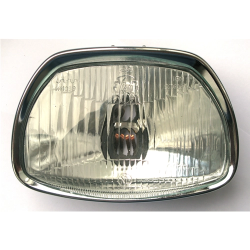 Phare SIEM complet pour VESPA 125 GT 150 GL 150 SPRINT 180 SS ro 070459 151198, avec cadre et support de lampe.