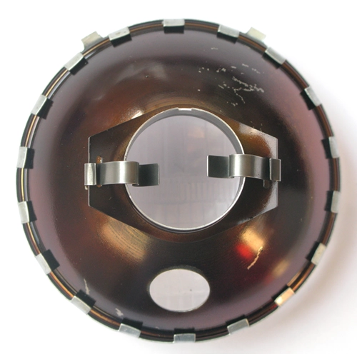 SIEM glass headlight assembly, 105mm diameter, for VESPA 50 LRS V5A1T