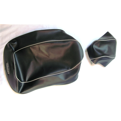 Housse de selle et coussin bleus pour Vespa 50 90 SS Super Sprint