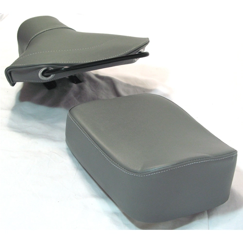 Kit de sillín y cojín gris para VESPA 125 150 VNA VNB VBB VBA GT GTR PX PE SPRINT, todos a partir de 1959.