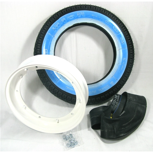 Old-style wheel rim kit for VESPA SPRINT PX PE PK T5 ET3