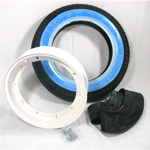Old-style wheel rim kit for VESPA SPRINT PX PE PK T5 ET3