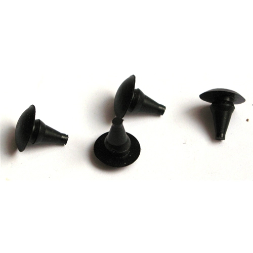 Kit de tapas de goma negras para los orificios de soporte de la rueda de repuesto para LAMBRETTA (4 piezas)