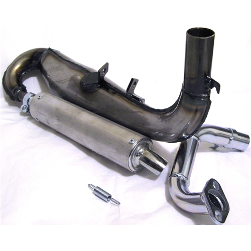 Marmitta espansione SIMONINI silenziatore in ALLUMINIO per VESPA PK 50 90 S XL RUSH N HP