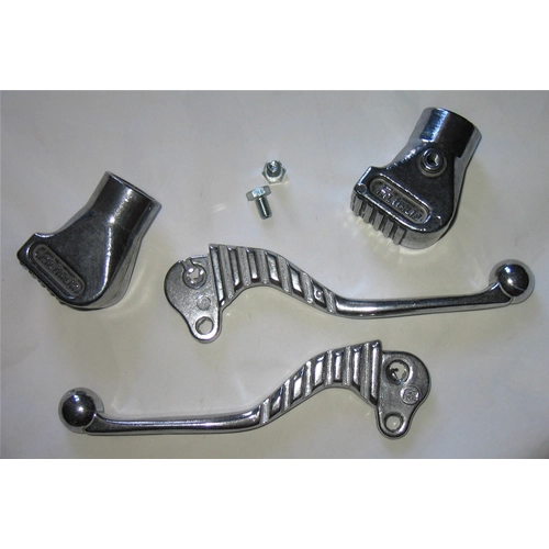 Chrom-Sport-Bremshebel- und Bremsbackensatz für VESPA 50, 90, 125 ET3 SUPER SPRINT