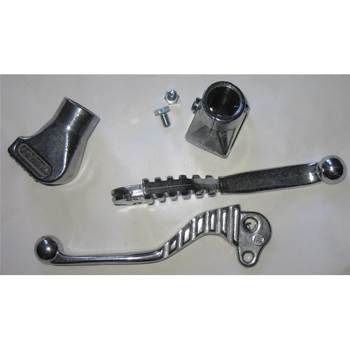 Chrom-Sport-Bremshebel- und Bremsbackensatz für VESPA 50, 90, 125 ET3 SUPER SPRINT