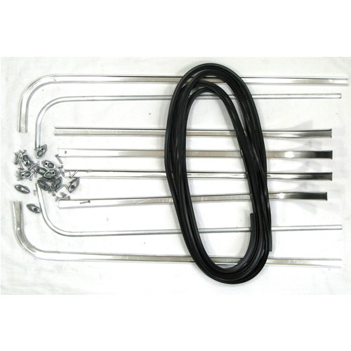 Complete set of floorboard strips for VESPA 160 GS VSB from 1962, excellent quality Italian product