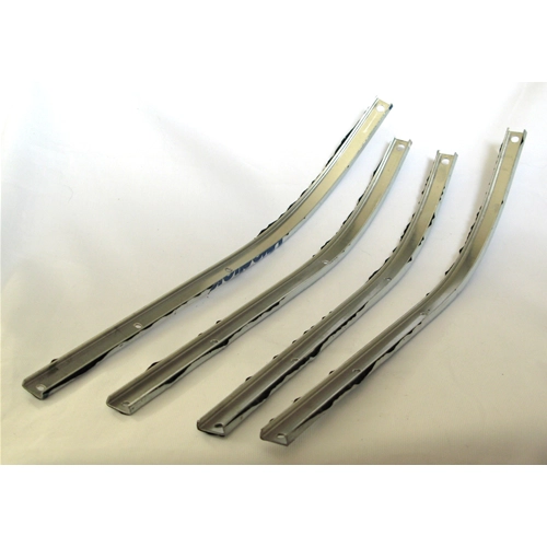 Jeu de baguettes de marchepied en aluminium pour LAMBRETTA LI 3ème série
