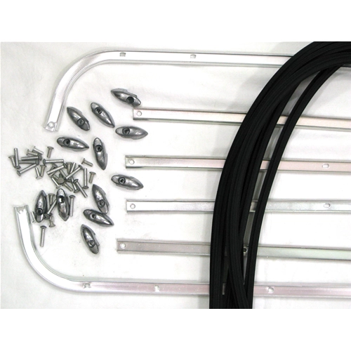 Jeu complet de baguettes de seuil pour Vespa 125 150 Super VNC1T VBC1T, produit italien d'excellente qualité.