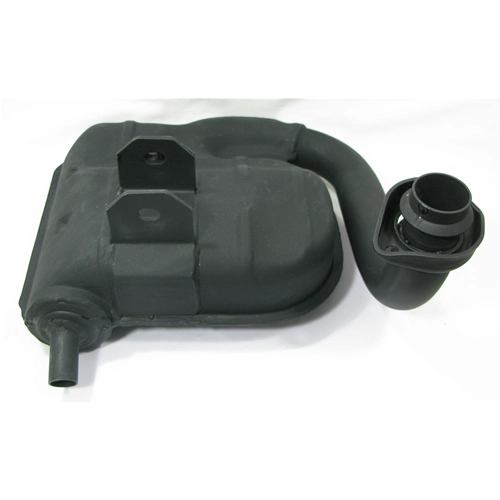 Pot d'échappement SITO pour Vespa PX 125 T5, position de pilotage.