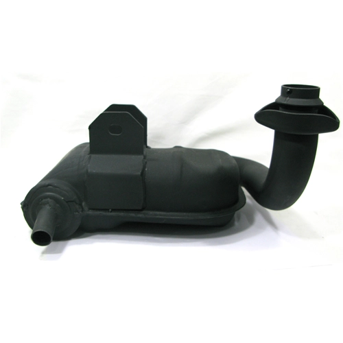 Pot d'échappement SITO pour Vespa PX 125 T5, position de pilotage.