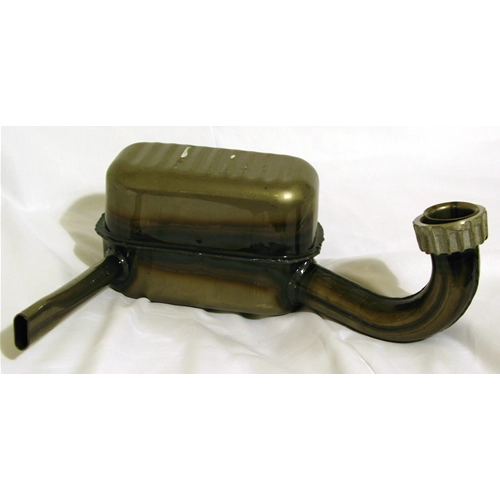 Silenciador para Vespa 150 GS VS2T VS3T VS4T VS5T de 1956 a 1961 con tuerca anular, producto italiano.