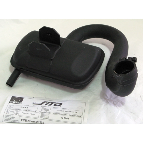 Pot d'échappement pour Vespa PE 200 PX 200 Rally - site web