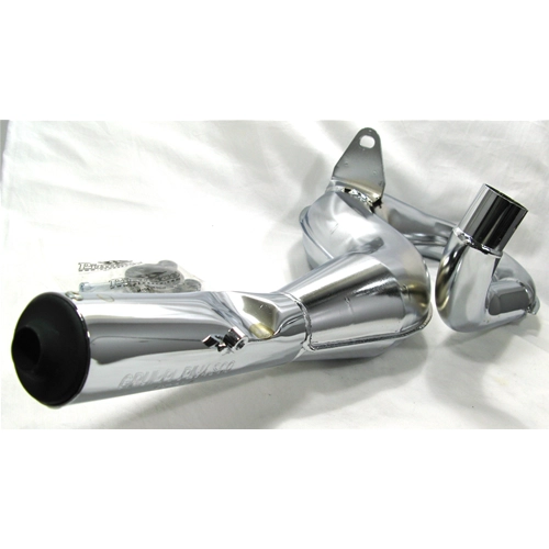 MUFFLER 26560815 PINASCO chromed for VESPA PX PE 80 125 150