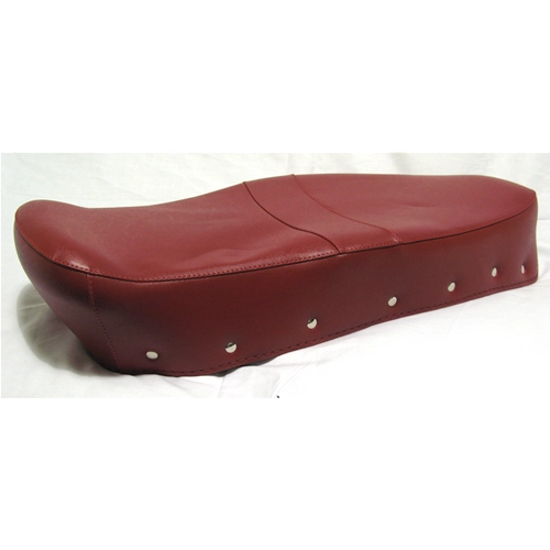 Red TWO-SEAT SEAT COVER for LAMBRETTA LI
