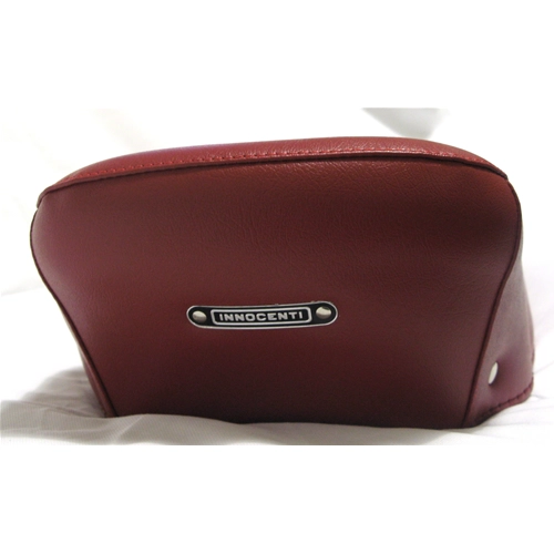Red TWO-SEAT SEAT COVER for LAMBRETTA LI