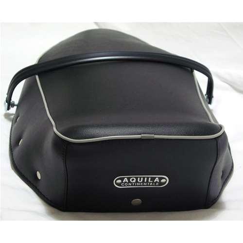 Funda de asiento azul completa con asa sin placa para VESPA 160 GS VSB1