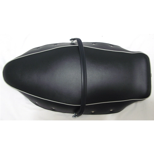 Funda de asiento azul completa con asa sin placa para VESPA 160 GS VSB1