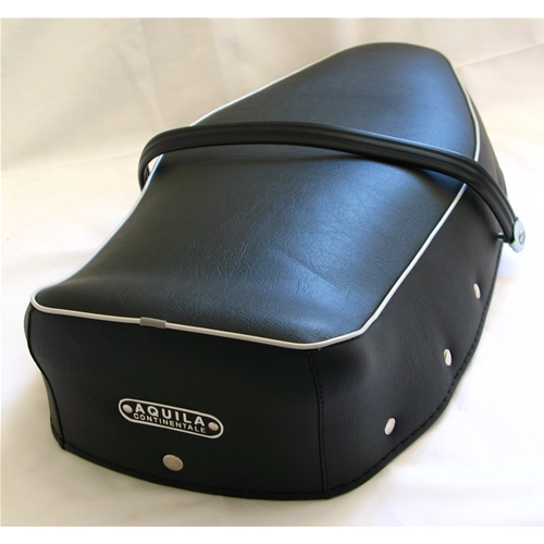 Funda de asiento y asa negras completas para VESPA 160 GS VSB segunda serie.