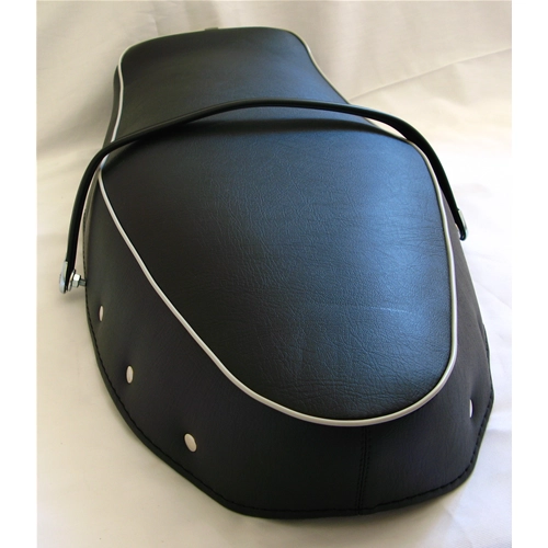 Funda de asiento y asa negras completas para VESPA 160 GS VSB segunda serie.
