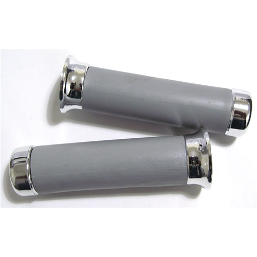 Poignées chromées grises pour Vespa PX PE 125 150 200 à frein à disque et toutes les