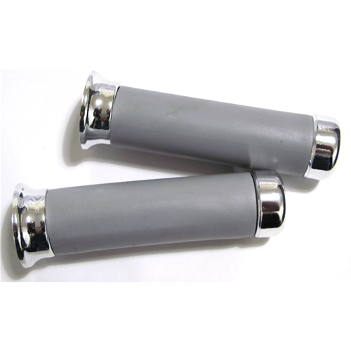 Poignées chromées grises pour Vespa PX PE 125 150 200 à frein à disque et toutes les