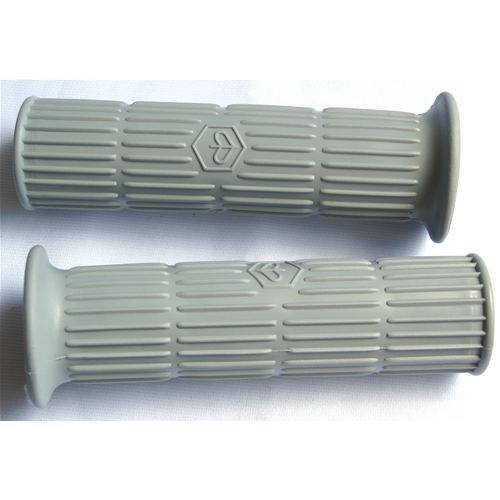 Pair of gray grips for VESPA 200 150 125 GTR SPRINT RALLY PX PE ro 141923