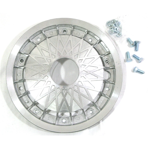 Brake Drum Cover Rim Cap Model CERES in Chromed Aluminum for VESPA 50 90 125 10 Inch Wheel