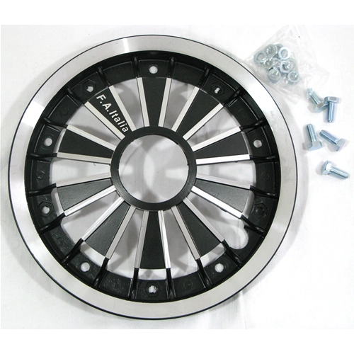 Brake Drum Cover Rim Cap Model CERES Black for VESPA 50 125 150 200