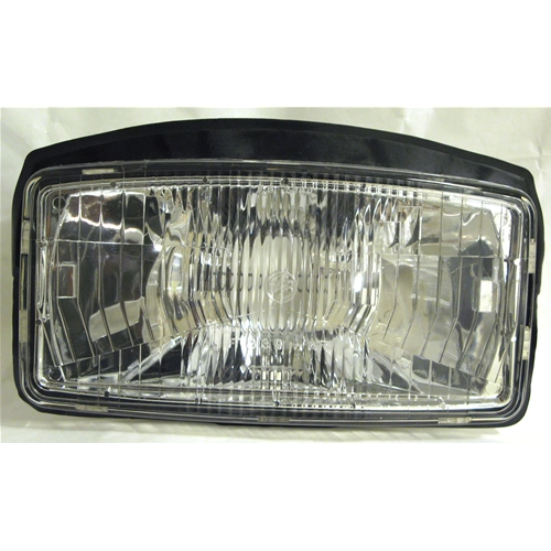 White Front Headlight Assembly without Lamp Holder for VESPA PX 125 T5 POLE POSITION