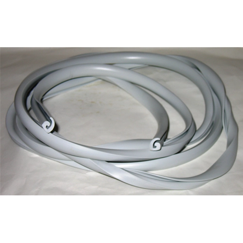 Graues Dichtungsprofil für Motorhauben, Taschen und Karosserien VESPA 98 125 150 V1 V15 V33 VM VN Abblendlicht VL Straußenleder GS VS1 VB1 VNA VNB VBAVBB 3,10 m